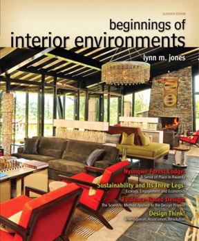 Paperback Beginnings of Interior Environments Book