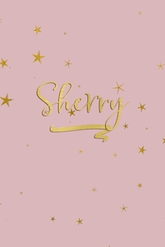 Paperback Sherry: Personalized Journal to Write In - Rose Gold Line Journal Book