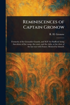 Paperback Reminiscences of Captain Gronow Book