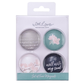 Unknown Binding Magnet Set Glass It Is Well with My Soul Book