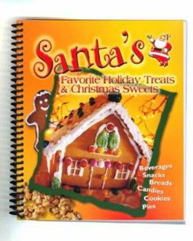 Spiral-bound Santa's Favorite Holiday Treats & Christmas Sweets Book