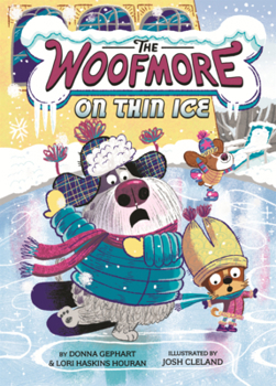 Library Binding Woofmore on Thin Ice Book