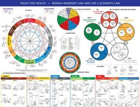 Poster Touch for Health Midday/Midnight 5 Elements Chart: Revised Edition Book