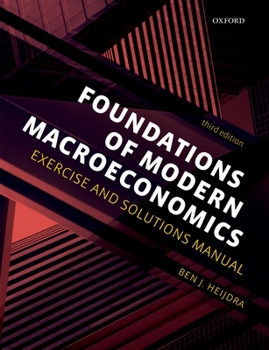 Paperback Foundations of Modern Macroeconomics: Exercise and Solutions Manual Book