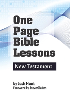 Paperback One Page Bible Lessons: New Testament Book