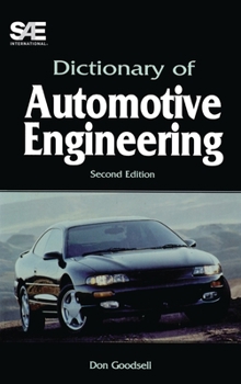 Hardcover Dictionary of Automotive Engineering-Second Edition Book