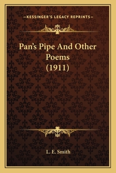 Paperback Pan's Pipe And Other Poems (1911) Book