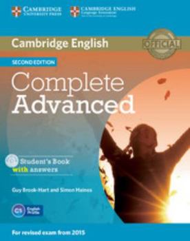 Paperback Complete Advanced Student's Book Pack (Student's Book with Answers and Class Audio CDs (2)) [With CDROM and CD (Audio)] Book