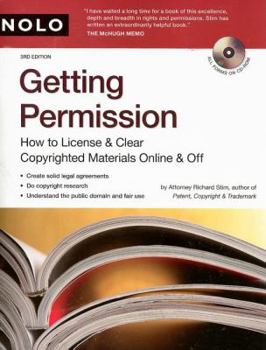 Paperback Getting Permission: How to License & Clear Copyrighted Materials Online and Off [With CDROM] Book