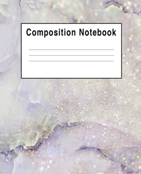 Composition Notebook: Rock Stone Sparkles Faux