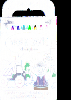 Paperback Carry Along Crayons & Coloring Book Kit - Work Zone (Set of 10) (Multilingual Edition) Book