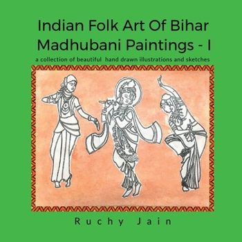 Paperback Indian Folk art of Bihar Madhubani Paintings - I Book