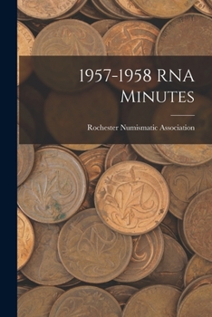 Paperback 1957-1958 RNA Minutes Book