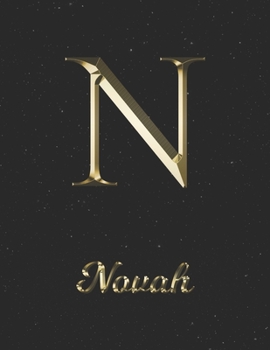 Novah: 1 Year Daily Planner (12 Months) | Yellow Gold Effect Letter N Initial First Name | 2020 - 2021 | 365 Pages for Planning | January 20 - ... | Plan Each Day, Set Goals & Get Stuff Done