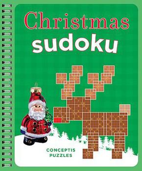 Spiral-bound Christmas Sudoku Book