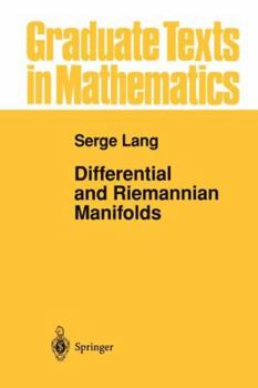 Paperback Differential and Riemannian Manifolds Book