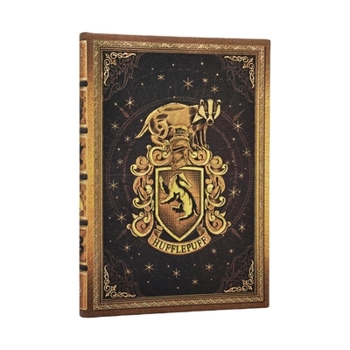 Hufflepuff Journal (Harry Potter Collection) MIDI Custom Lined (Elastic Band Closure)