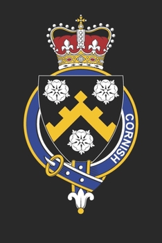 Paperback Cornish: Cornish Coat of Arms and Family Crest Notebook Journal (6 x 9 - 100 pages) Book