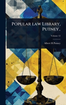 Hardcover Popular law Library, Putney.. Book