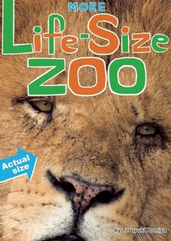 Hardcover More Life-Size Zoo: Lion, Hippopotamus, Polar Bear and More--An All New Actual-Size Animal Encyclopedia Book