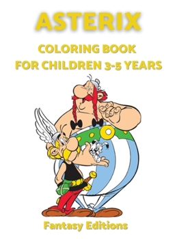 Hardcover Asterix: Coloring book for children 3-5 years Fantasy Book