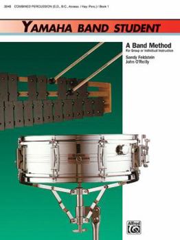 Paperback Yamaha Band Student, Bk 1: Combined Percussion---S.D., B.D., Access., Keyboard Percussion Book