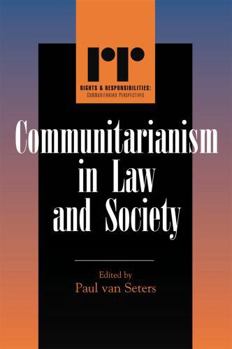 Hardcover Communitarianism in Law and Society Book