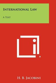 Paperback International Law: A Text Book
