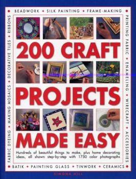 Paperback 200 Craft Projects Made Easy Book