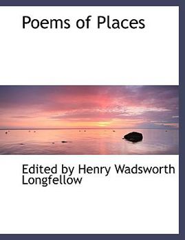 Paperback Poems of Places [Large Print] Book