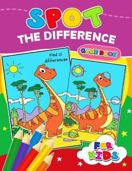 Paperback Spot The Difference Game book for kids: Coloring Puzzles Activity Book for Boy, Girls, Kids Ages 2-4,3-5,4-8 Book