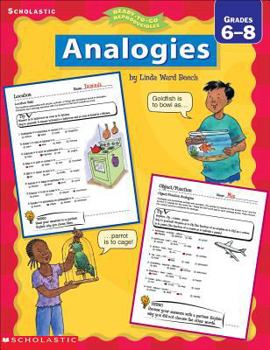 Paperback Analogies: Grades 6-8 Book