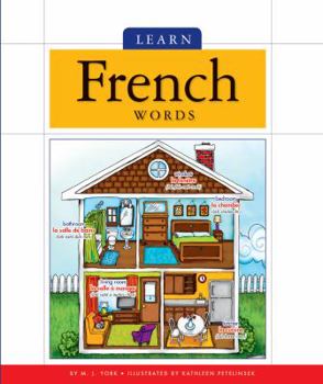 Library Binding Learn French Words Book