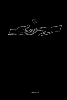 Notizbuch: A5 Kariert - Liebe Hand Herz Valentinstagsgeschenk Freundin - Journal Schreibheft Terminkalender (German Edition)