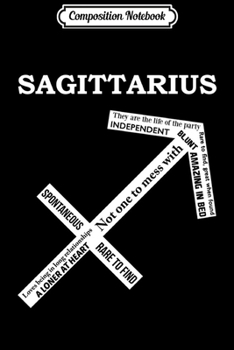 Paperback Composition Notebook: Sagittarius Traits Astrology Zodiac Sign Horoscope Journal/Notebook Blank Lined Ruled 6x9 100 Pages Book