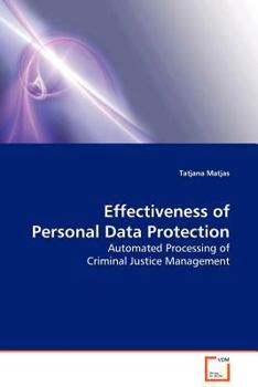 Paperback Effectiveness of Personal Data Protection Book