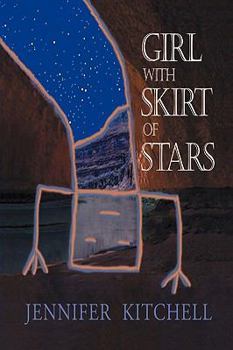 Paperback Girl with Skirt of Stars Book