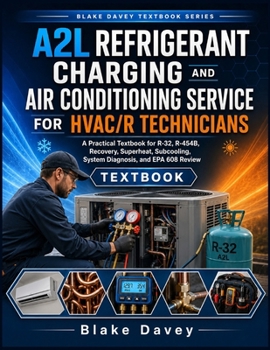 A2L REFRIGERANT CHARGING AND AIR CONDITIONING SERVICE FOR HVAC/R TECHNICIANS: A Practical Textbook for R-32, R-454B, Recovery, Superheat, Subcooling, System Diagnosis, and EPA 608 Review