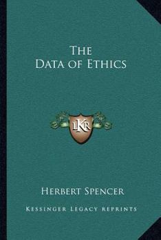 Paperback The Data of Ethics Book