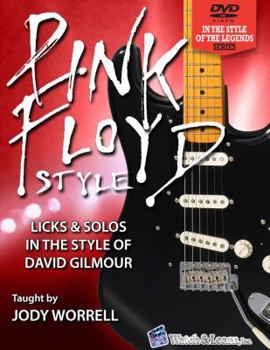 Paperback Pink Floyd Style Guitar Book with 2 DVDs Book