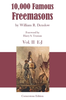 Paperback 10,000 Famous Freemasons: Vol. II Book