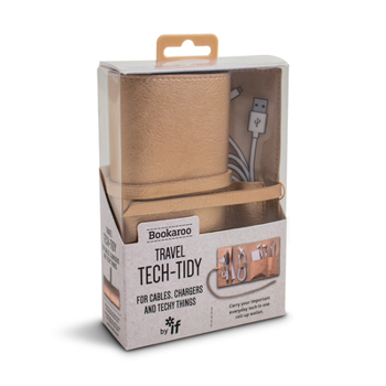 Misc. Bookaroo Travel Tech Tidy Copper Book