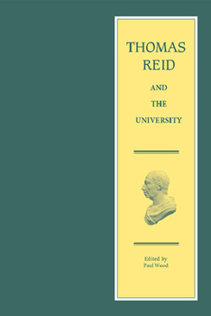 Hardcover Thomas Reid and the University Book