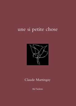 Paperback Une si petite chose [French] Book