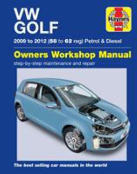 Paperback Vw Golf Pet&Dies (09-12) 58 To 62 Book