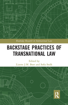 Paperback Backstage Practices of Transnational Law Book