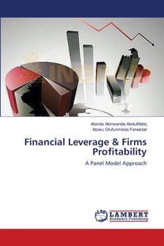 Paperback Financial Leverage & Firms Profitability Book