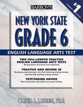 Paperback Barron's New York State Grade 6 English Language Arts Test Book