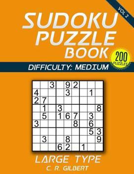 Paperback Sudoku Puzzle Book - Medium Book