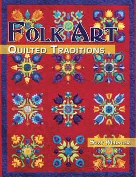 Paperback Folk Art Quilted Traditions Book